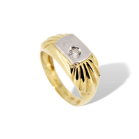 Ringe Idee Preziose dal 1987 Herr in Gelbgold Diamante 0.14 Ct IP.AK18M/29D - IP.AK18M/29D